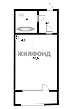 
  Продается студия 22.1 м². Фото 18.