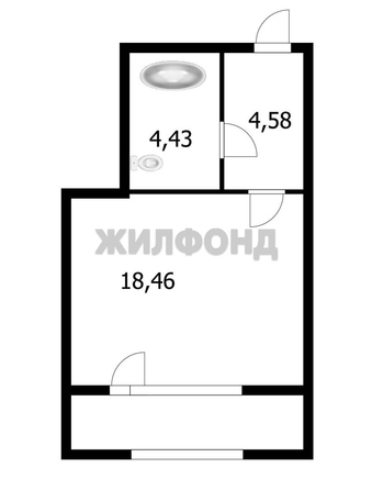 
  Продается студия 30.3 м². Фото 3.