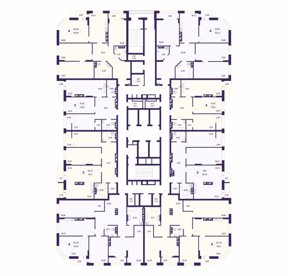 
  Продается 3-комн. квартира 98.78 м², в ЖК Астон. Шесть звёзд, 2. Фото 1.