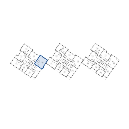 
  Продается 3-комн. квартира 85.57 м², в ЖК Спектр, дом 10. Фото 2.