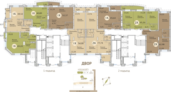 
  Продается 3-комн. квартира 155.3 м², в ЖК Заельцовский. Фото 21.
