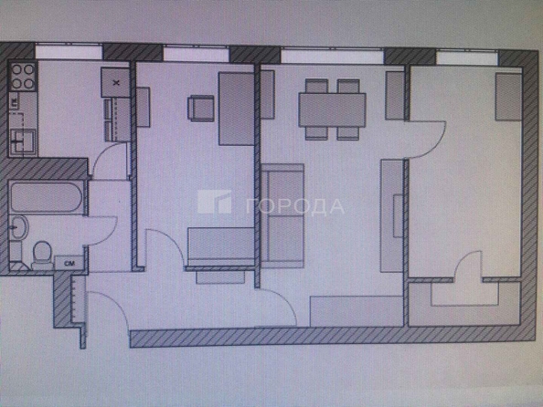 
  Продается 3-комн. квартира 58.1 м². Фото 11.