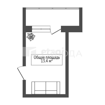 
  Продается комната 50 м². Фото 13.