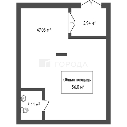 
  Сдается универсальное помещение 56 м², в ЖК Цивилизация, дом 2. Фото 10.