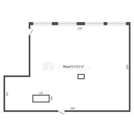 
  Сдается офис 133.2 м². Фото 26.