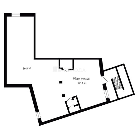 
  Продается универсальное помещение 171.6 м², в ЖК Радужный каскад, б/с 19. Фото 19.