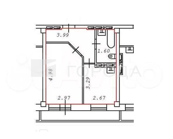 
  Продается 1-комн. квартира 37 м². Фото 15.