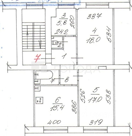 
  Продается 3-комн. квартира 67.7 м². Фото 2.