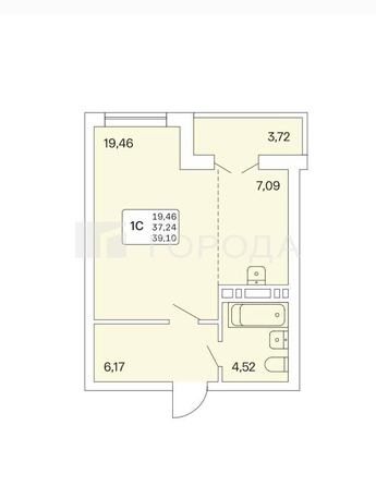 
  Продается студия 37.2 м², в ЖК Расцветай на Обской. Фото 6.
