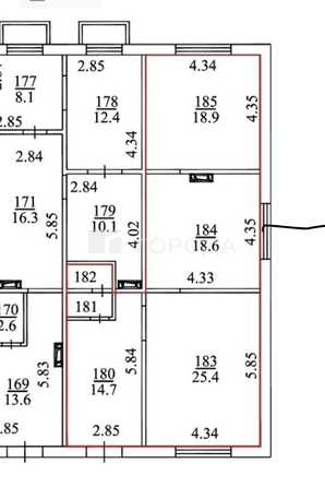 
  Сдается универсальное помещение 80.8 м². Фото 8.