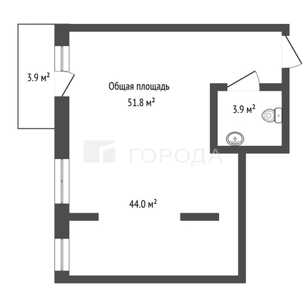
  Продается офис 51.8 м². Фото 3.
