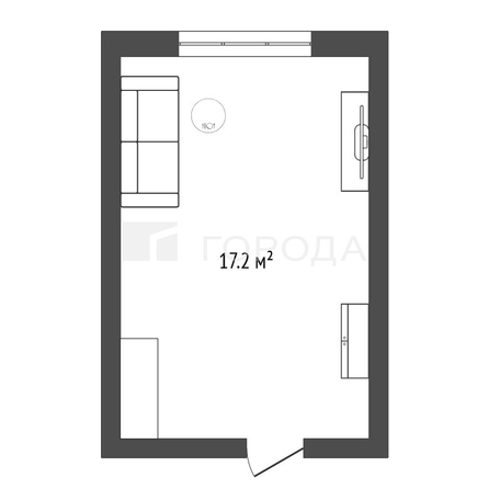 
  Продается комната 17.2 м². Фото 10.