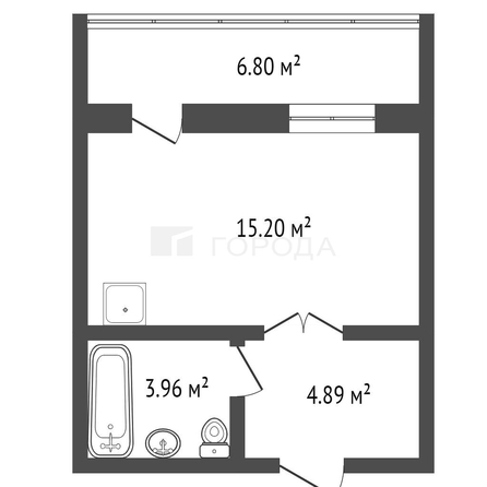 
  Продается 1-комн. квартира 28 м², в ЖК Дивногорский, 47. Фото 19.