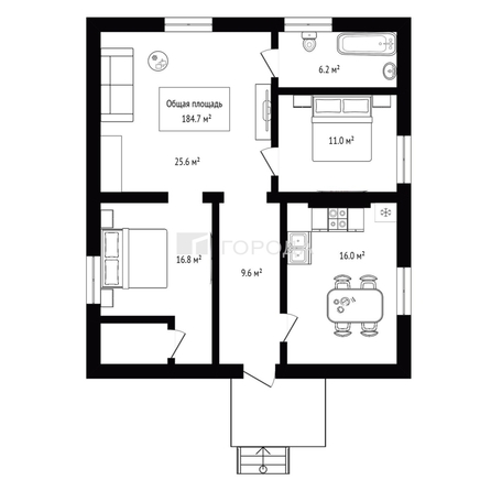 
  Продается дом 184.7 м². Фото 38.