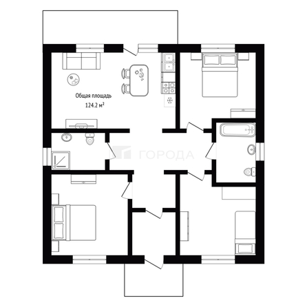 
  Продается дом 124.2 м². Фото 47.