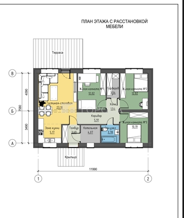 
  Продается дом 95 м², в КП Гармония. Фото 31.