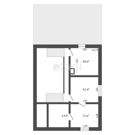 
  Продается коттедж 110 м². Фото 27.