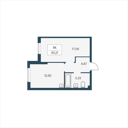 
  Продается 1-комн. квартира 40.21 м², в ЖК Расцветай на Зорге, дом 4. Фото 6.