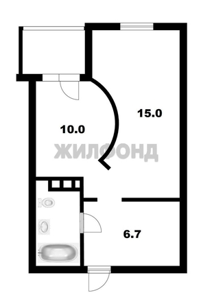
  Продается 1-комн. квартира 36 м². Фото 21.
