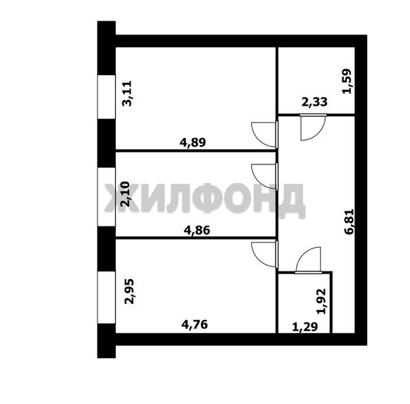 
  Продается апартамент 60.7 м², в АК Нова-апарт. Фото 21.