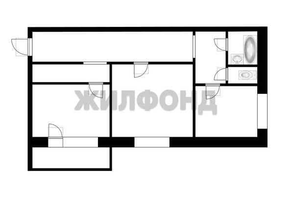 
  Продается 2-комн. квартира 57.9 м². Фото 12.