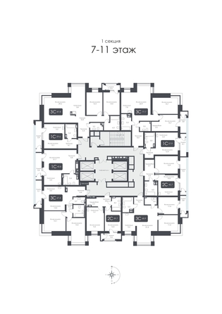 
  Продается студия 40.8 м², в ЖК СИТИ ТАУЭРС. Фото 37.