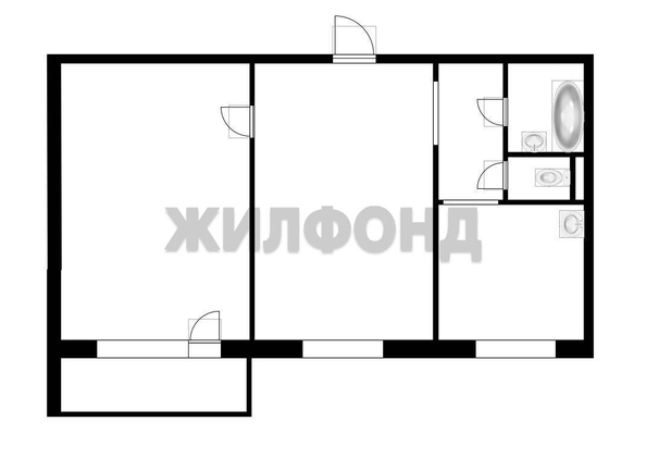 
  Продается 2-комн. квартира 54.7 м². Фото 11.