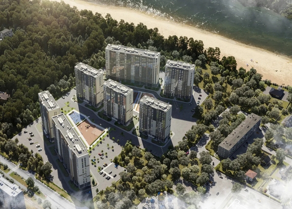 
  Продается студия 31 м², в ЖК Квартал Сосновый бор, дом 1. Фото 3.