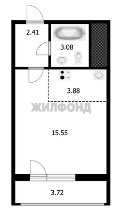 
  Продается студия 24.9 м². Фото 14.