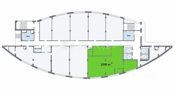 
  Сдается офис 186 м². Фото 13.