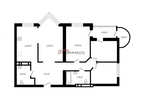 
  Продается 3-комн. квартира 88 м². Фото 50.