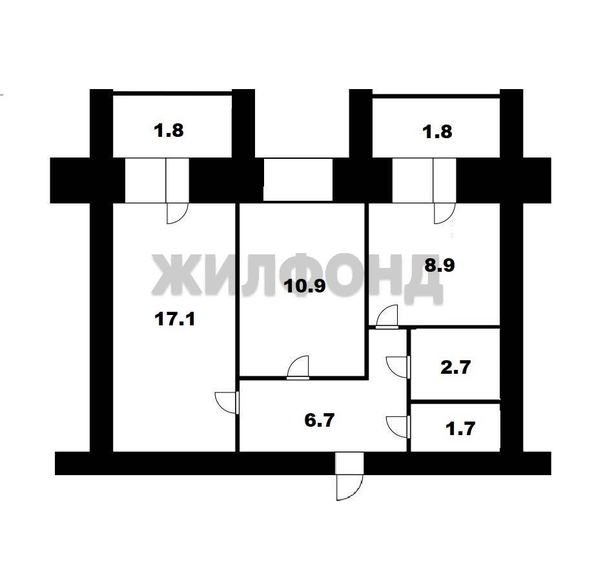
  Продается 2-комн. квартира 48 м². Фото 20.