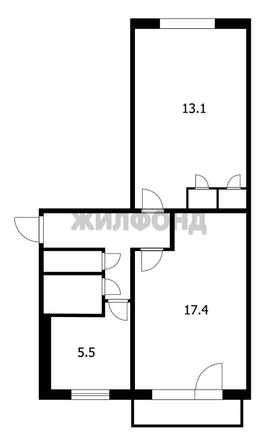 
  Продается 2-комн. квартира 42.9 м². Фото 6.