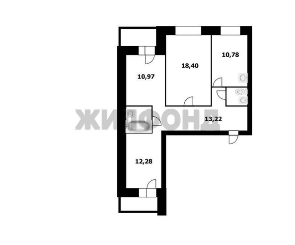
  Продается 3-комн. квартира 72.4 м². Фото 3.