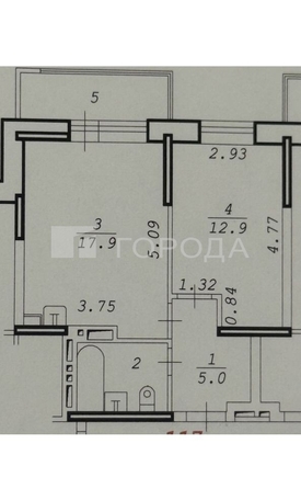 
  Продается 2-комн. квартира 40 м², в ЖК Родники, дом 601, серия Green. Фото 9.