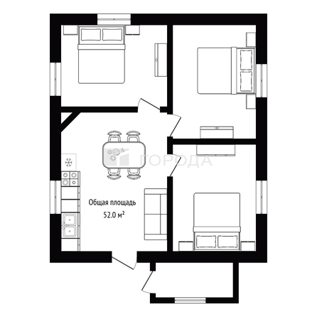 
  Продается дом 52 м². Фото 3.