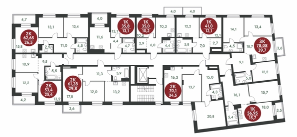 
  Продается 2-комн. квартира 61.28 м², в ЖК Скандинавские кварталы, дом 1. Фото 1.