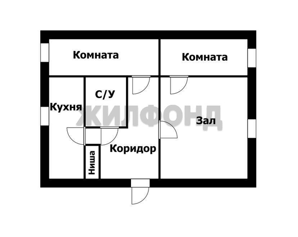 
  Продается 3-комн. квартира 56.6 м². Фото 11.