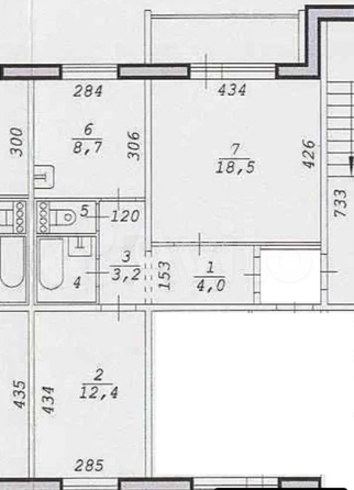 
  Продается 2-комн. квартира 53 м². Фото 9.
