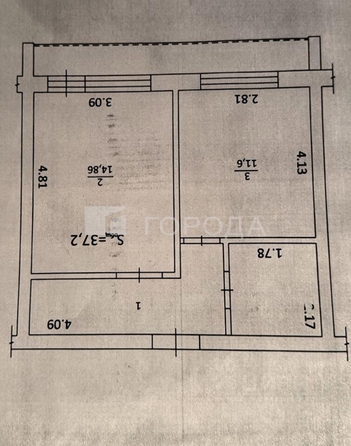 
  Продается 2-комн. квартира 37.2 м², в ЖК Дивногорский, дом 44. Фото 14.