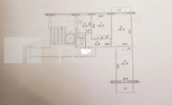 
  Продается 3-комн. квартира 59 м². Фото 13.