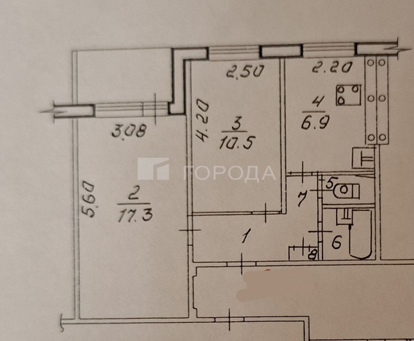 
  Продается 2-комн. квартира 43.7 м². Фото 16.