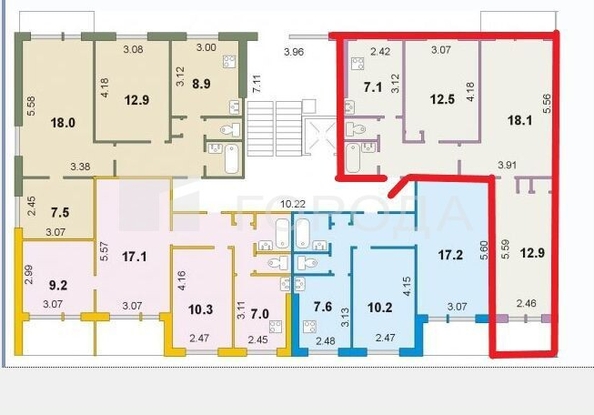 
  Продается 3-комн. квартира 59 м². Фото 8.