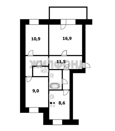 
  Продается 3-комн. квартира 63.7 м². Фото 31.