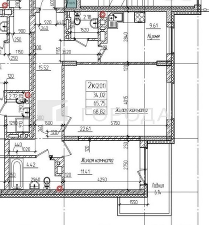 
  Продается 2-комн. квартира 65.7 м², в ЖК Возрождение. Фото 35.