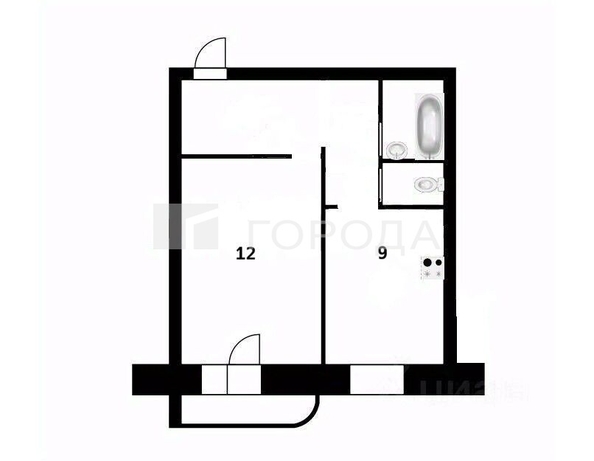 
  Продается 1-комн. квартира 32.6 м². Фото 11.