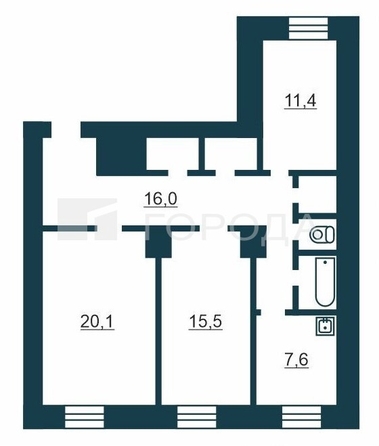 
  Продается 3-комн. квартира 79.6 м². Фото 4.