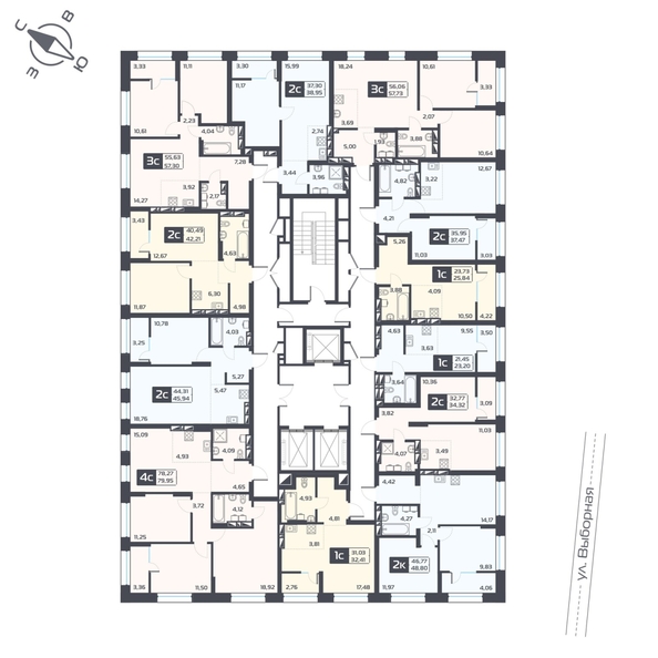 
  Продается студия 25.84 м², в ЖК Астон. Геометрия, дом 4. Фото 1.