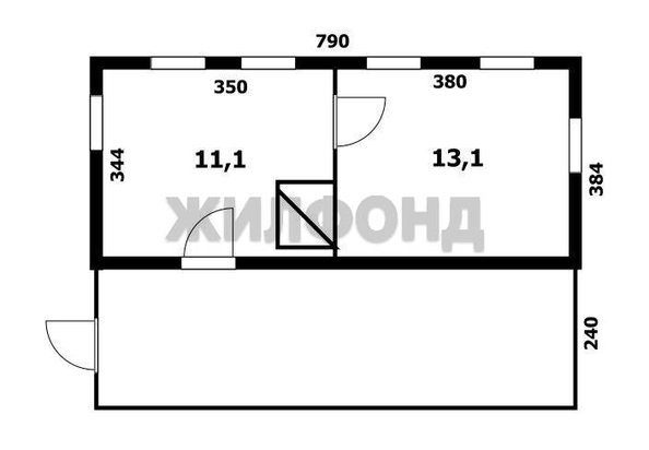 
  Продается дом 24.2 м². Фото 9.