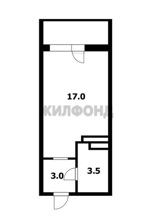 
  Продается студия 23.5 м². Фото 2.
